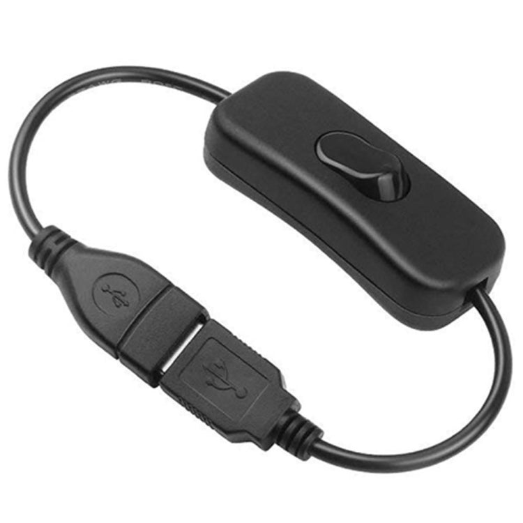 Elektroniktrade 28cm USB 2.0 Verlängerungskabel mit Stecker, Buchse mit Schalter elektroniktrade Switzerland