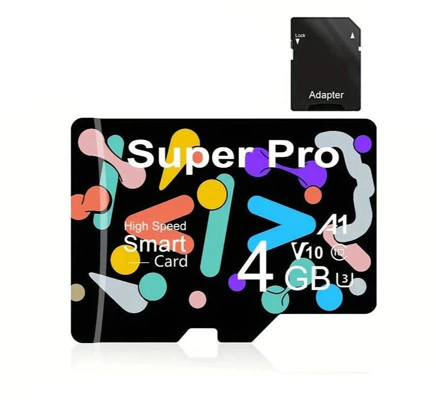 Elektroniktrade 4GB Hochgeschwindigkeits MicroSD Speicherkarten mit Adapter elektroniktrade Switzerland