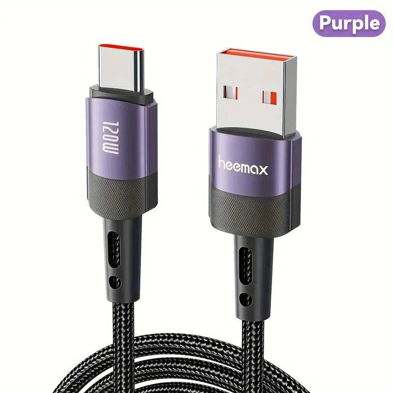 Elektroniktrade 7A 120W Max Super-Schnellladung USB-A zu Typ C Kabel 30cm elektroniktrade Switzerland