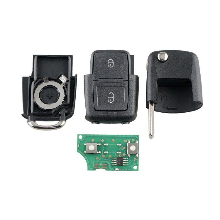 Elektroniktrade Autoschlüssel 1J0959753AG 48 Chip 434 Frequenz für Volkswagen 2-Tasten elektroniktrade Switzerland