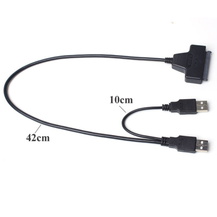 Elektroniktrade Doppelter USB 2.0 zu SATA-Festplattenadapter für 2,5-Zoll-SATA-Festplatte / SSD Elektroniktrade Switzerland
