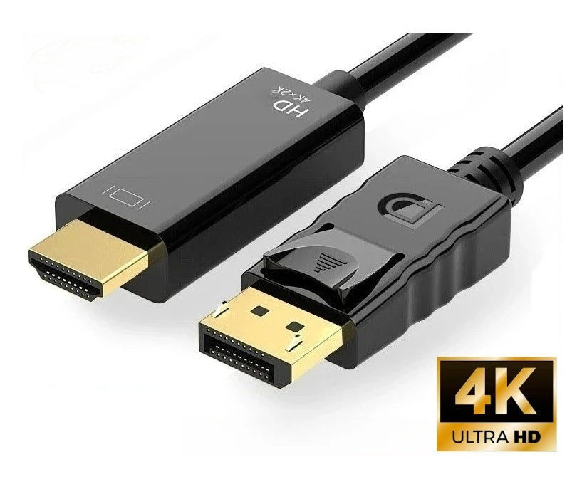Elektroniktrade DP-HDMI Kabel 4K 1,8 m für Monitor/Projektor elektroniktrade Switzerland