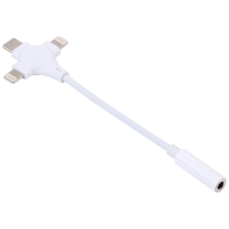 Elektroniktrade Dual 8-pol + USB-C/Typ-C-Stecker auf 3,5-mm-Buchse für digitales Audio-Adapterkabel elektroniktrade Switzerland