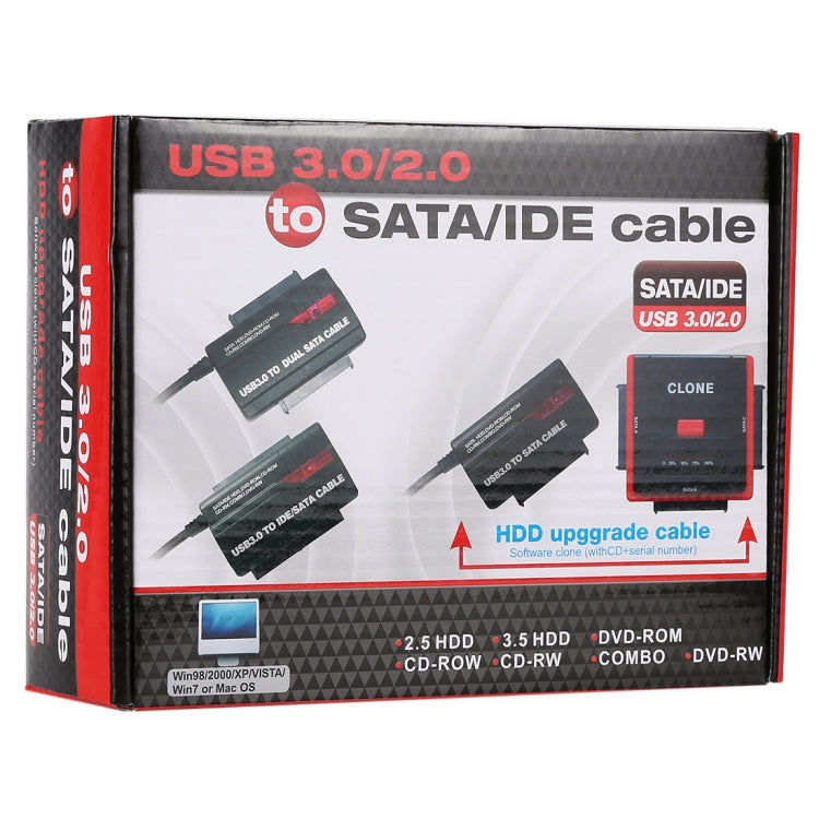 Elektroniktrade Externer Festplattenadapter für USB 3.0 zu IDE / SATA-Festplatte (schwarz) elektroniktrade Switzerland