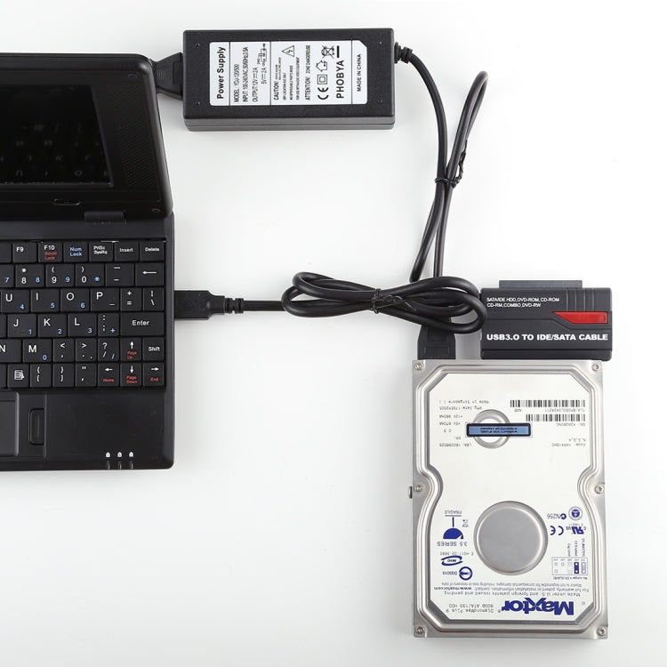 Elektroniktrade Externer Festplattenadapter für USB 3.0 zu IDE / SATA-Festplatte (schwarz) elektroniktrade Switzerland