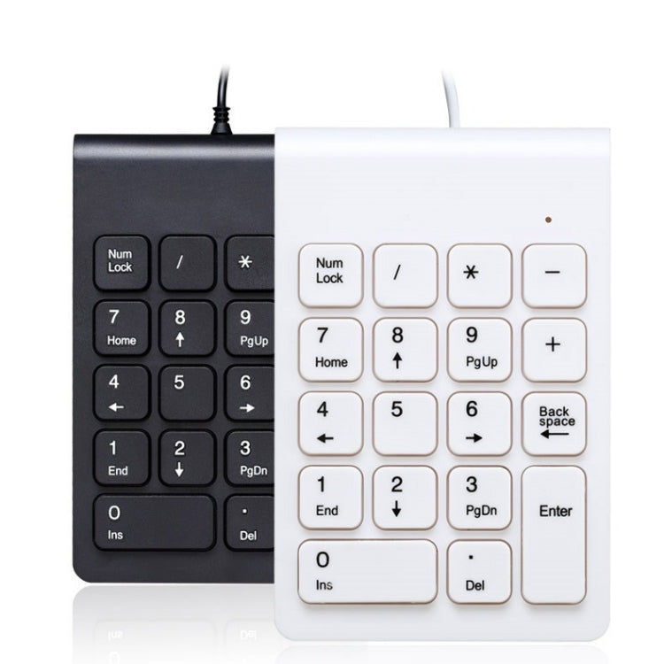 Elektroniktrade Laptop kabelgebundene digitale Mini-USB-Tastatur (weiß) elektroniktrade Switzerland