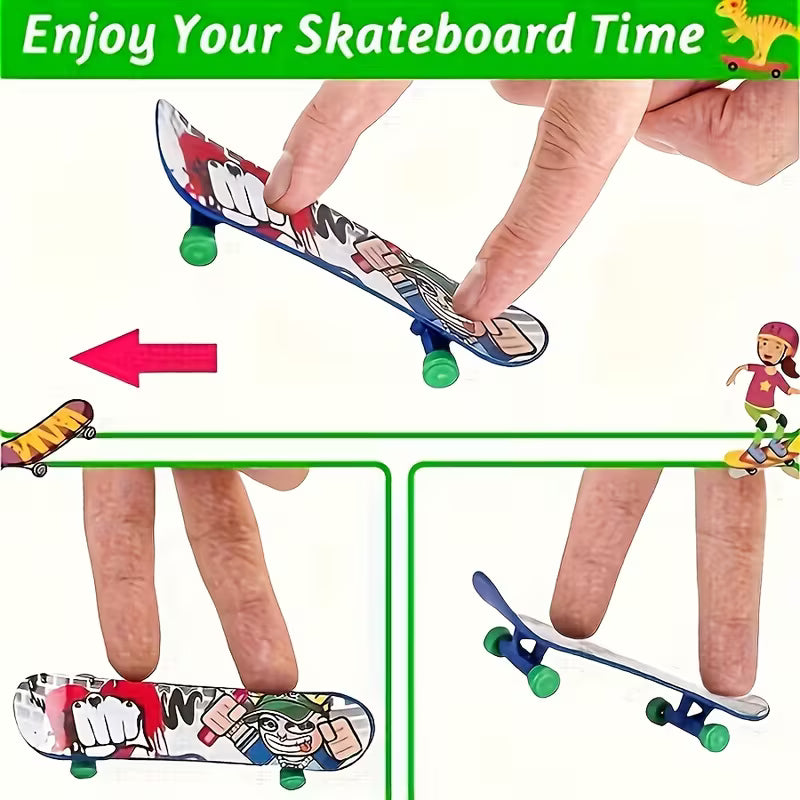 Elektroniktrade Mini-Finger-Skateboards - Lustige Desktop-Spielzeuge zur Entspannung 1 Stück elektroniktrade Switzerland
