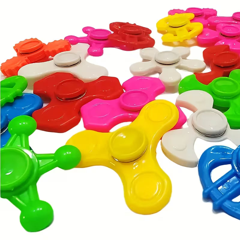 Elektroniktrade Mini-Gyro-Spielzeug – Bunte Finger-Gyros im Kombi-Pack - 4 Stück elektroniktrade Switzerland