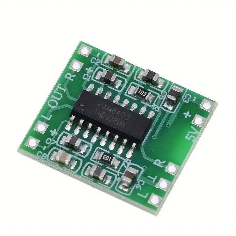 Elektroniktrade PAM8403 Mini Digital-Leistungsverstärker – 2×3W | Klasse D elektroniktrade Switzerland