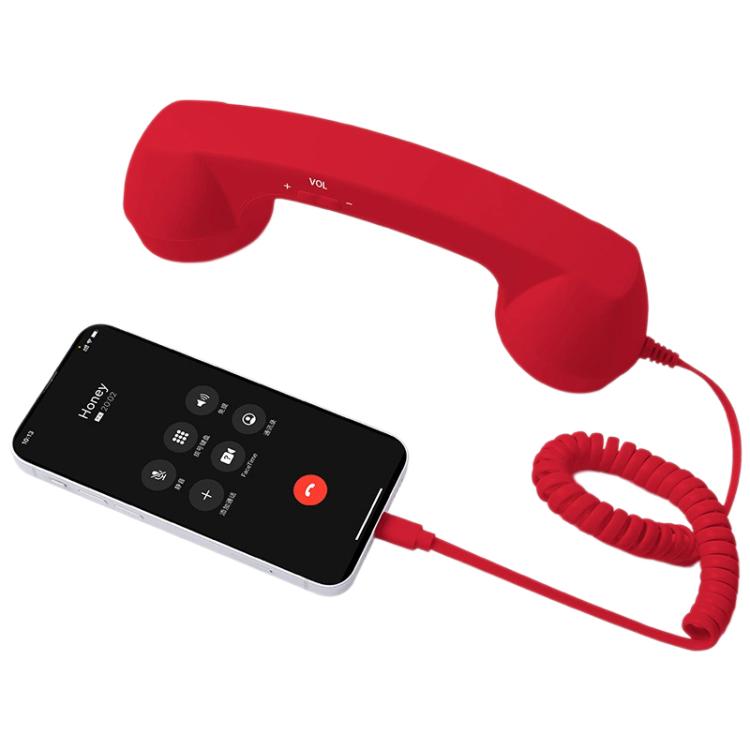 elektroniktrade Retro-Telefon mit Mikrofon und Typ-C-Stecker, strahlungsabweisender Handy-Hörer, Type-C elektroniktrade Switzerland