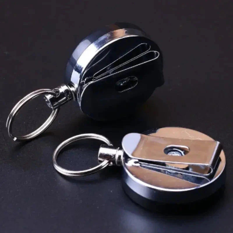 Elektroniktrade Robuster Einziehbarer Schlüsselanhänger mit Gürtelclip elektroniktrade Switzerland