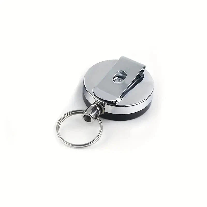 Elektroniktrade Robuster Einziehbarer Schlüsselanhänger mit Gürtelclip elektroniktrade Switzerland