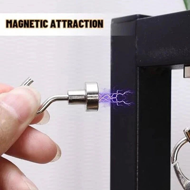 Elektroniktrade Starker Hochleistungs-Neodym-Magnet mit Haken elektroniktrade Switzerland