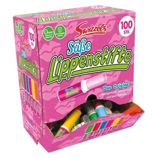 Elektroniktrade Swizzels Candy Lipstick Fizzers 1 Stück elektroniktrade Switzerland