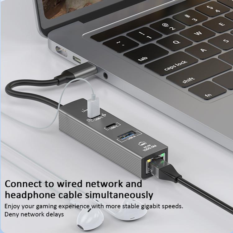 elektroniktrade TYS-206C USB-C Hub mit Gigabit-LAN, USB-A und PD 100 W elektroniktrade Switzerland