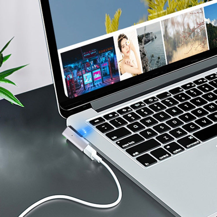 Elektroniktrade USB-C / Typ-C auf Magsafe 3 PD Schnellladeadapter (Silber) elektroniktrade Switzerland