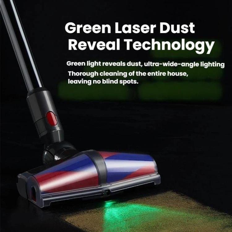 Für Dyson Dual Motor Soft Roller Reinigungskopf für Dyson V10 Slim / V12 Slim Anti-Tangle Bürste, Grünes Licht Staubanzeige (E0008), E0008 For Dyson V10 Slim / V12 Slim elektroniktrade Switzerland