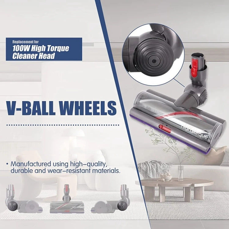 Für Dyson Für Dyson V10 / V11 Staubsauger, 100 W, Saugkopf mit hohem Drehmoment, V-Kugelräder, High Torque Suction Head Wheels elektroniktrade Switzerland