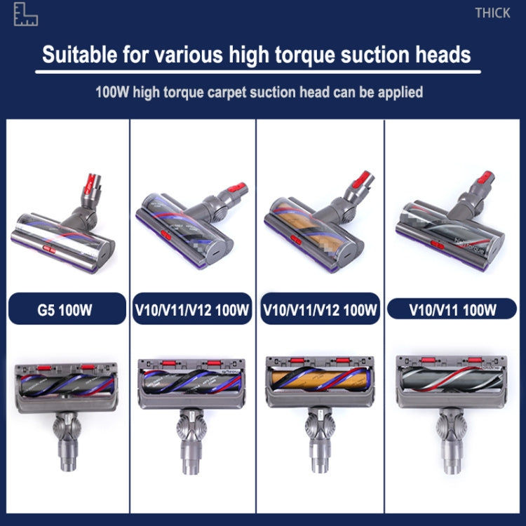 Für Dyson Für Dyson V10 / V11 Staubsauger, 100 W, Saugkopf mit hohem Drehmoment, V-Kugelräder, High Torque Suction Head Wheels elektroniktrade Switzerland