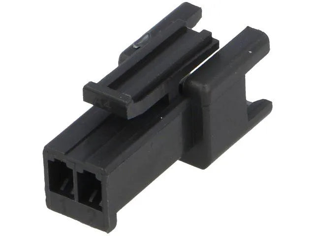 Frei Steckverbinder Gehäuse kompatibel zu JST SMR-02V-B, männlich, 2 Pin, schwarz elektroniktrade Switzerland