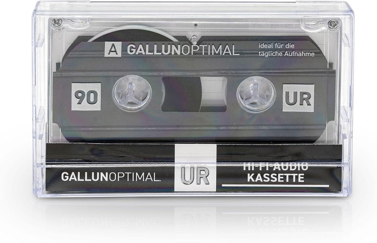 GALLUNOPTIMAL 5er Pack UR90 Audiokassetten 90 min. Leerkassetten Elektroniktrade Switzerland