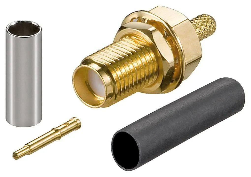 goobay RP-SMA Buchse, Crimpmontage, für RG-174 / RG-316 elektroniktrade Switzerland