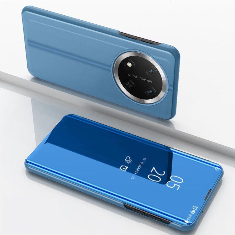 Honor Für Honor X9c plattierter Spiegel Horizontal Flip Leder-Telefonkasten mit Halter elektroniktrade Switzerland