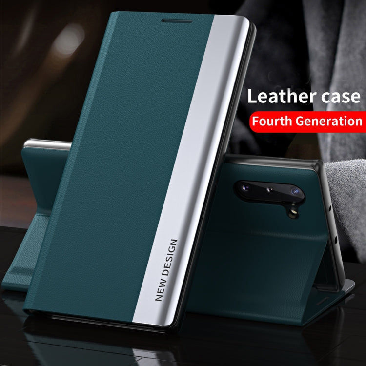 Honor Für Honor X9c seitlich galvanisierte Adsorptionsleder-Telefonhülle (Hellblau) elektroniktrade Switzerland