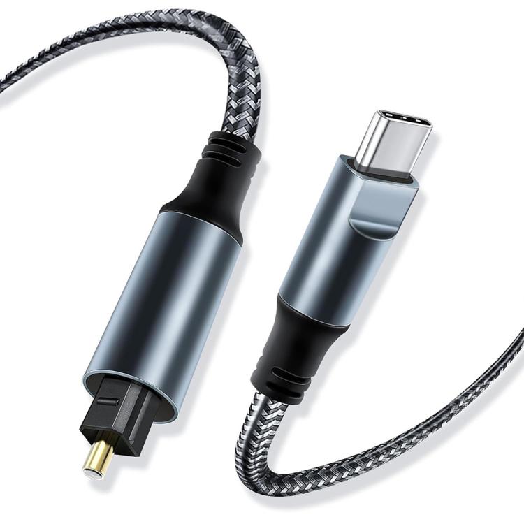 JUNSUNMAY JUNSUNMAY USB-C-Stecker auf Toslink-Stecker optisches SPDIF-Audiokabel, 1.2m, 1.8m, 3m, 4.5m elektroniktrade Switzerland