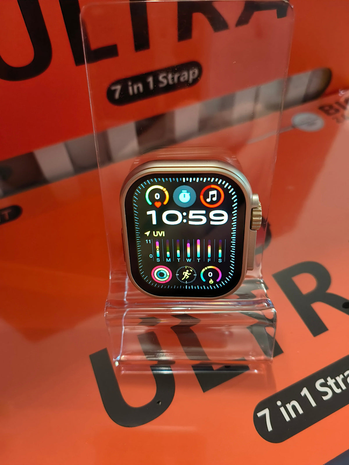 Laxasfit Smartwatch Ultra Geschenk Set 7 In 1  + Uhr & Wireless Ladegerät inkl. Bänder Elektroniktrade Switzerland