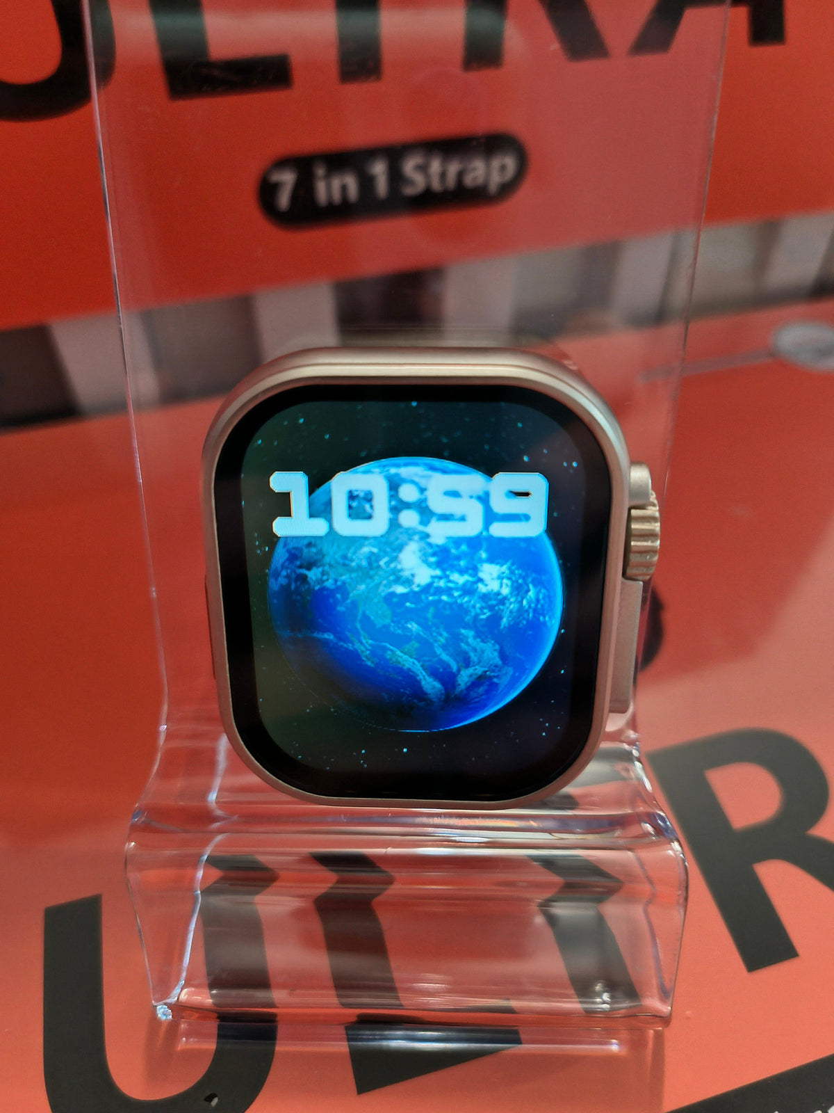 Laxasfit Smartwatch Ultra Geschenk Set 7 In 1  + Uhr & Wireless Ladegerät inkl. Bänder Elektroniktrade Switzerland