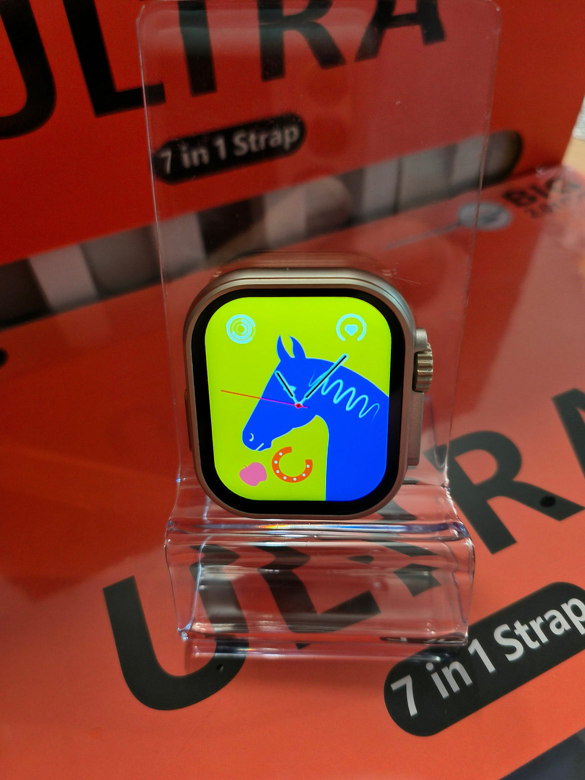 Laxasfit Smartwatch Ultra Geschenk Set 7 In 1  + Uhr & Wireless Ladegerät inkl. Bänder Elektroniktrade Switzerland