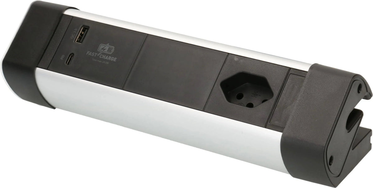 MAX HAURI AG Steckdosenleiste Office Line 1x Typ 13 1x USB A 1x USB C, PD+QC Elektroniktrade Switzerland