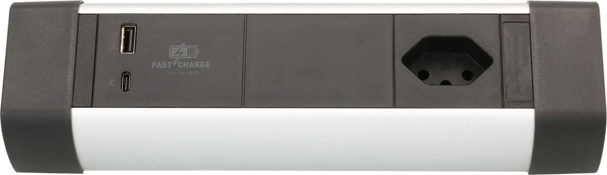 MAX HAURI AG Steckdosenleiste Office Line 1x Typ 13 1x USB A 1x USB C, PD+QC Elektroniktrade Switzerland