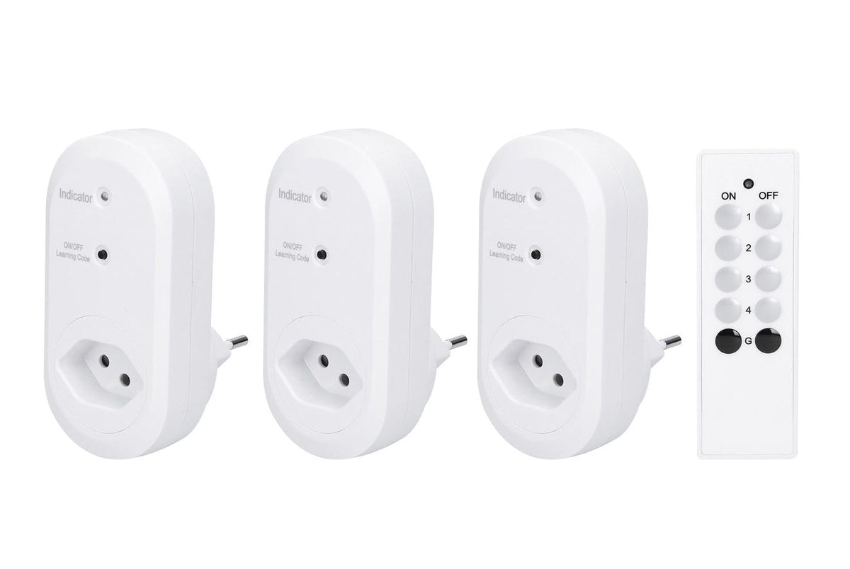 MAX HAURI PLUG Funksteckdosen Set Typ 13 mit Fernbedienung Elektroniktrade Switzerland