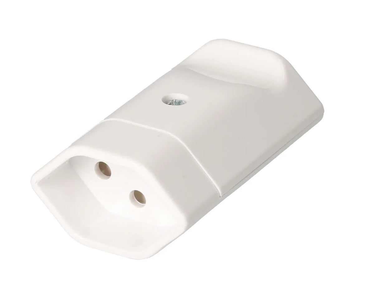 MAX HAURI PLUG Kupplung Adapter Typ 13 schwarz / weiss zum selber schrauben Elektroniktrade Switzerland