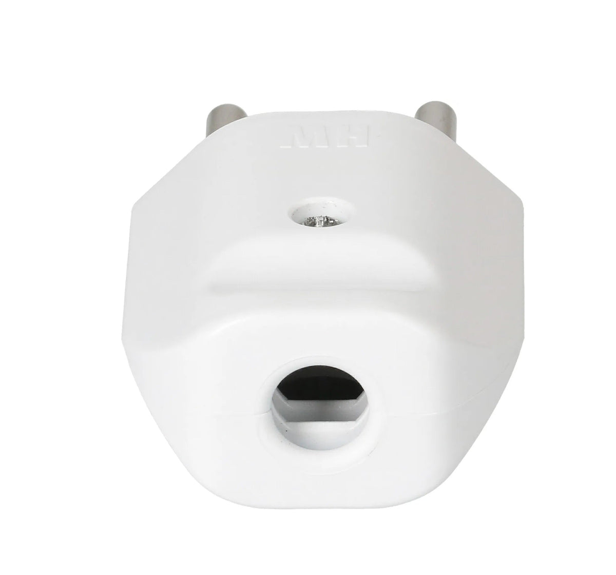 MAX HAURI PLUG Stecker MH Typ 12 3-polig schwarz / weiss elektroniktrade Switzerland