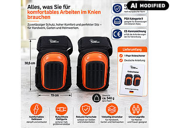 newgen medicals newgen medicals Gel-Knieschoner: 1 Paar Knieschoner mit komfortablem Gelkissen, grössenverstellbar elektroniktrade Switzerland