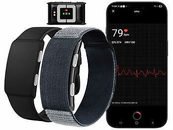 newgen medicals Smarter Fitness-Tracker, App, 24/7-Erfassung, EKG-Überwachung, 180 mAh elektroniktrade Switzerland