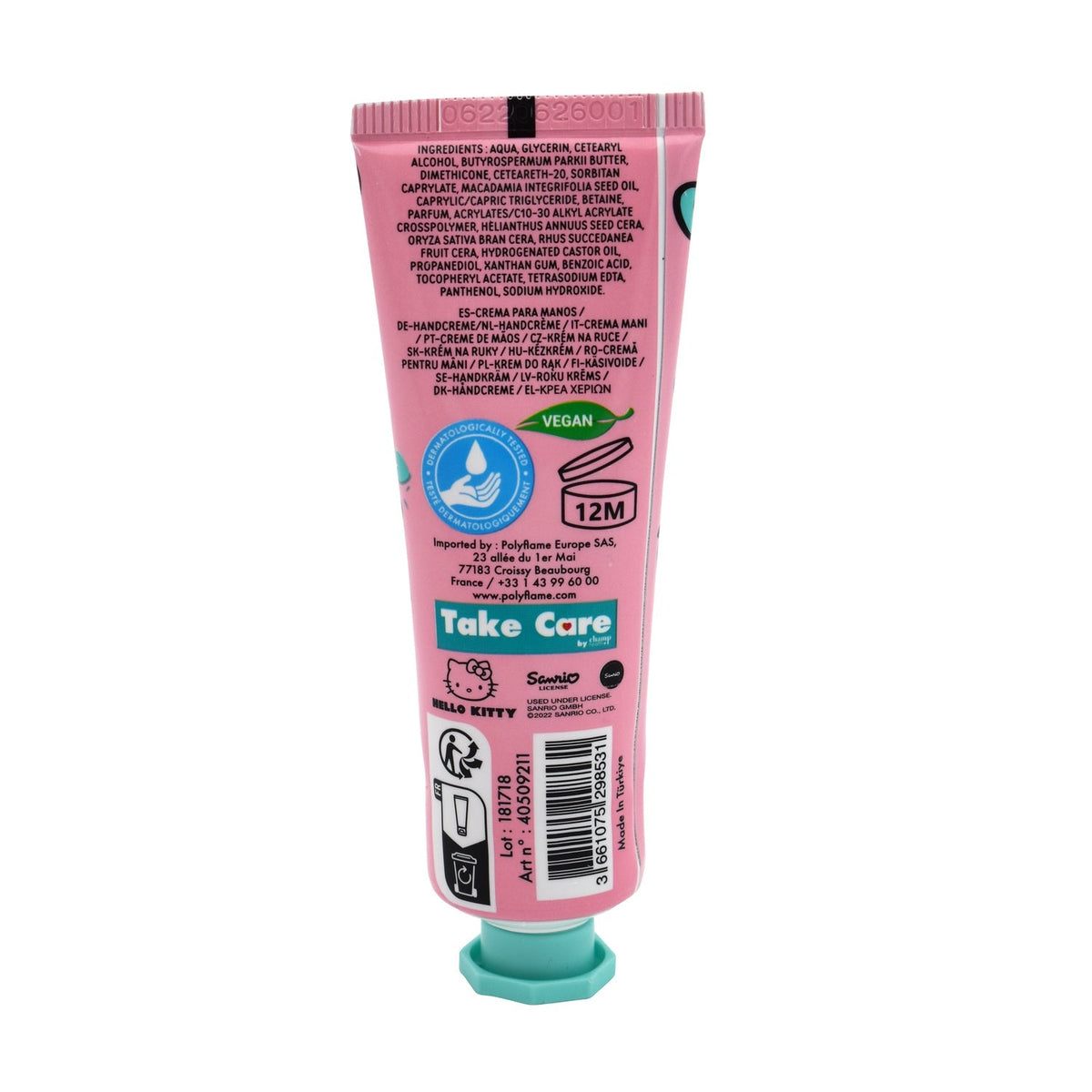 Polyflame Hello Kitty Handcreme 30 ml – Feuchtigkeitsspendend & Pflege für zarte Hände Elektroniktrade Switzerland