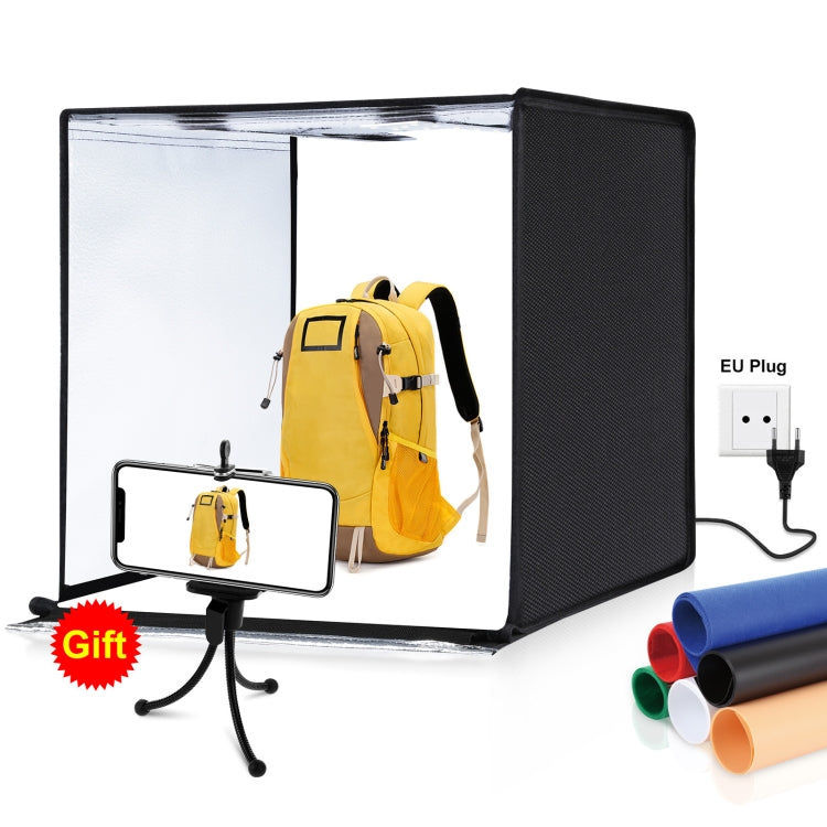 PULUZ Puluz Fotostudio Tragbar 60x60x60cm Licht Zelt LED 5500k Weißes Licht Dimmbar elektroniktrade Switzerland