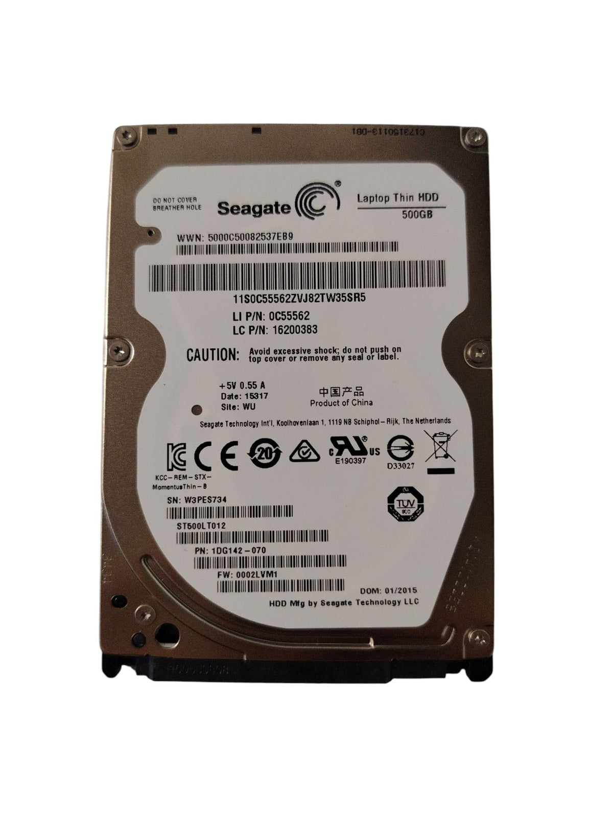 Seagate Seagate 2.5" HDD 500GB Laptop Thin HDD Elektroniktrade Switzerland