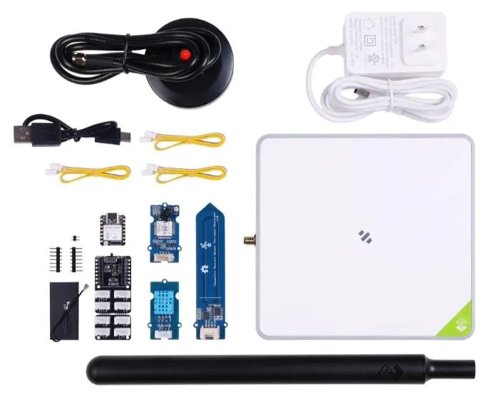 seeed SenseCAP LoRaWAN Starter Kit-EU868, Studio XIAO S3, Grove-Module, Plug&Play