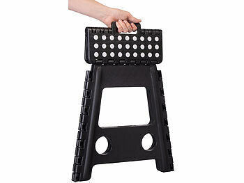 Semptec Urban Survival Technology Urban Survival Technology Faltbarer Tritthocker, bis 150 kg, anti-rutsch-beschichtet, 39 cm Höhe elektroniktrade Switzerland