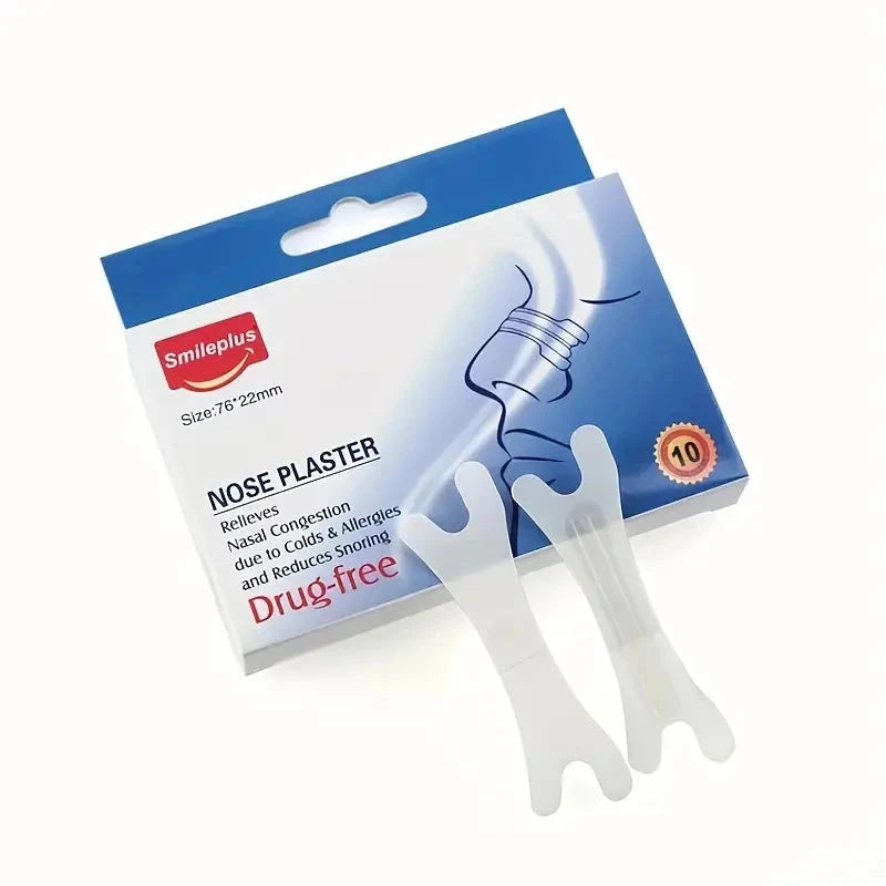 Smileplus Nasenpflaster - Lindert Sofort Verstopfte Nase, Reduziert Schnarchen, Atmung elektroniktrade Switzerland