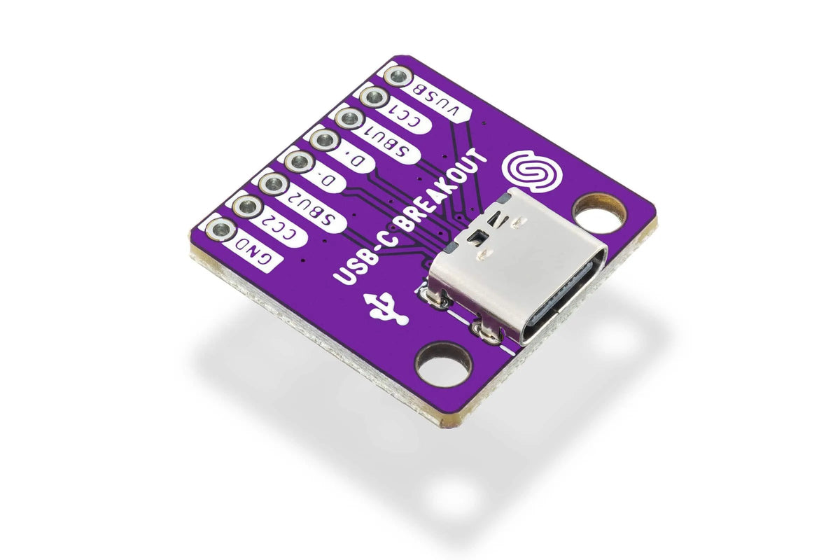 Soldered Soldered USB-C Buchse Breakout Board, THT-Pins elektroniktrade Switzerland
