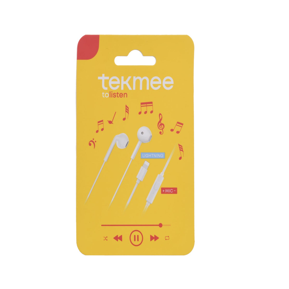 Tekmee TEK Stereo Lightning Kopfhörer mit Mikrofon elektroniktrade Switzerland