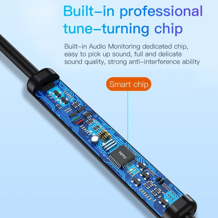 TOTU TOTU EP-3 In-Ear-Kopfhörer mit Kabel, Länge: 1,2 m, USB-C (schwarz) elektroniktrade Switzerland