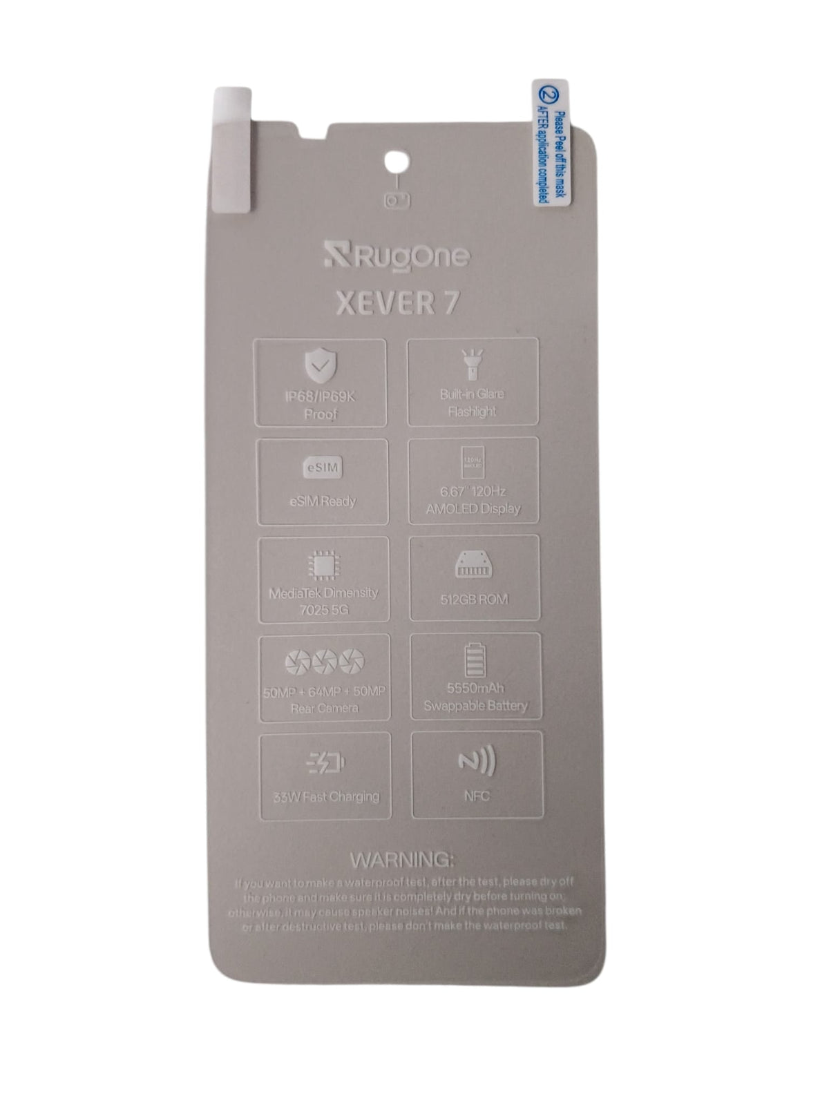 Ulefone Original Schutzfolie für Rugone Xever 7/ Xever 7 Pro elektroniktrade Switzerland