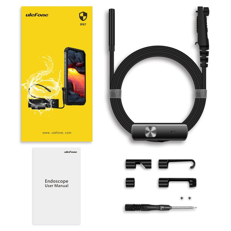 Ulefone Ulefone Endoskop E1 IP67 Wasserdichtes 3-in-1-Endoskop für Ulefone Power Armor 13 / Armor 9/9E, uSmart E1 elektroniktrade Switzerland